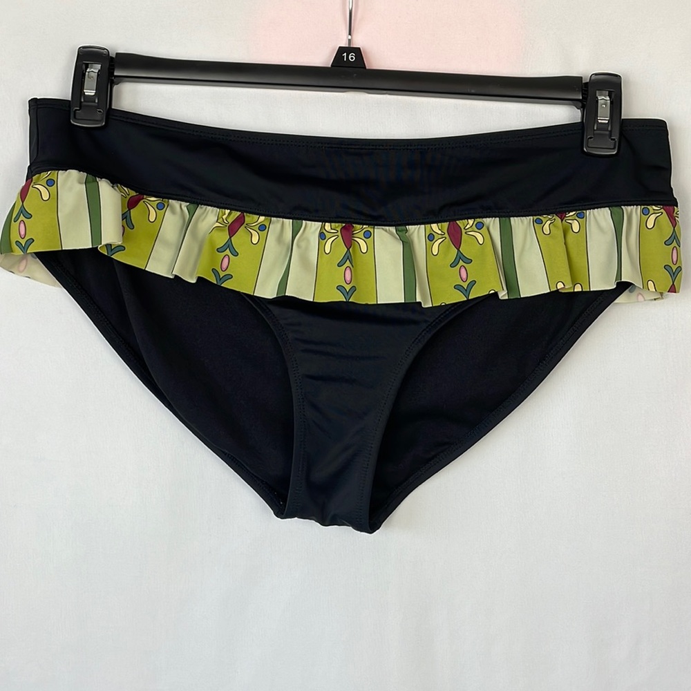 Disney Frozen 2 Adorable Black Ruffle Bikini Bottom - Size XXL